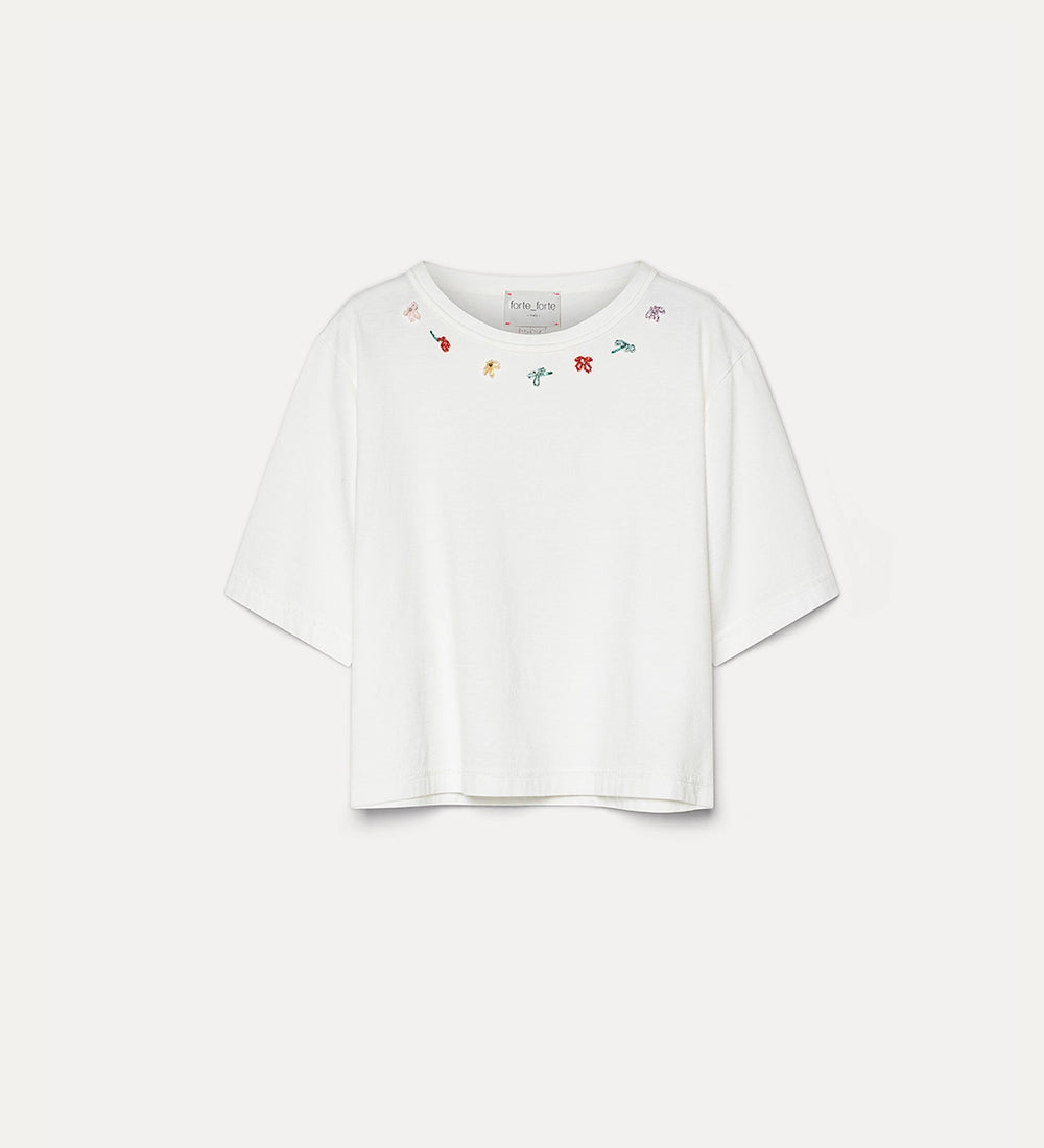 FORTE FORTE T SHIRT CRYSTAL