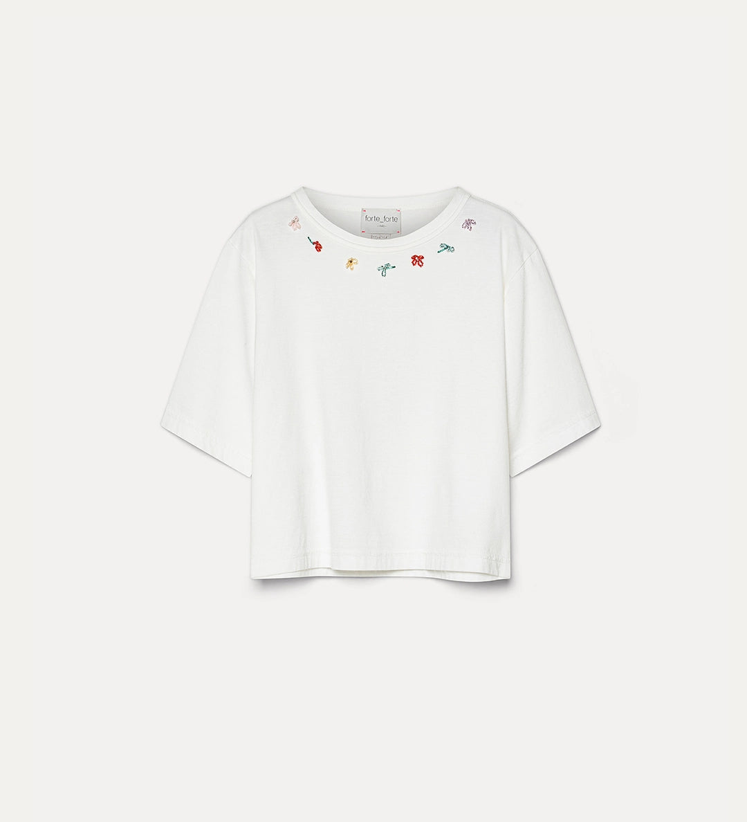 FORTE FORTE T SHIRT CRYSTAL