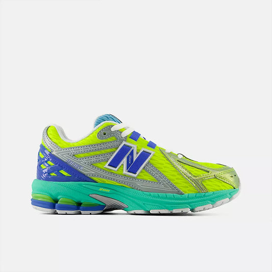 NEW BALANCE SNEAKERS G1906 GREEN BLU