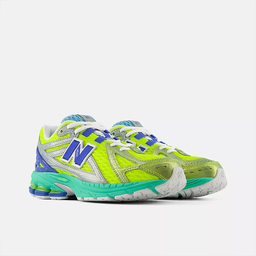 NEW BALANCE SNEAKERS G1906 GREEN BLU