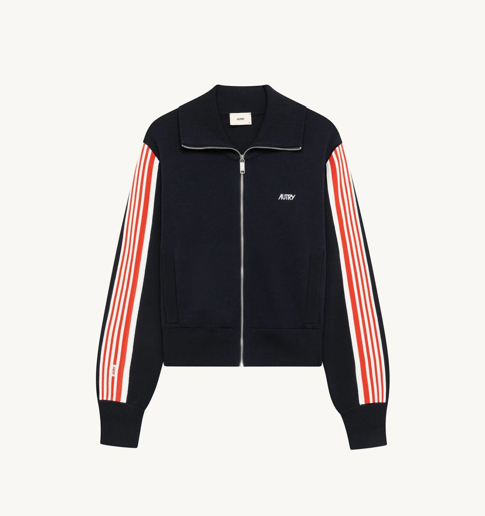 AUTRY FELPA ZIP BLUE