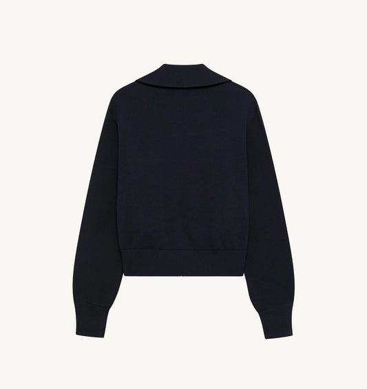 AUTRY FELPA ZIP BLUE