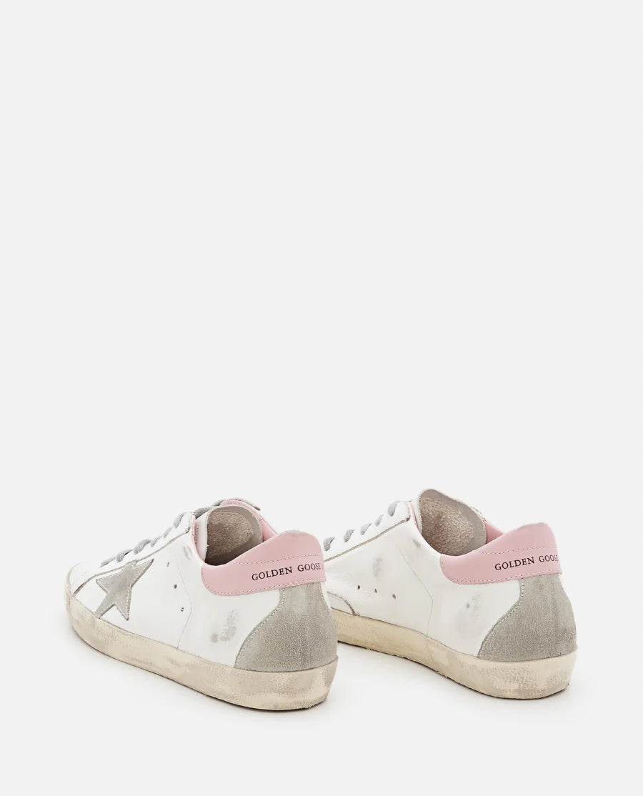 GOLDEN GOOSE SNEAKERS SUPERSTAR BIANCO ROSA