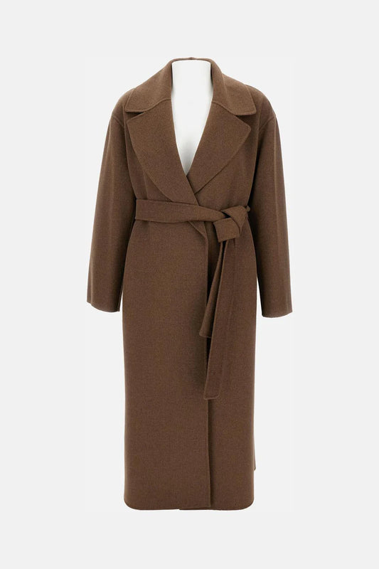 'S MAX MARA CAPPOTTO CUORE MINK