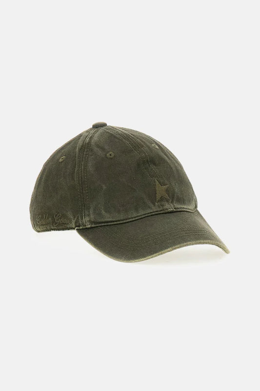 GOLDEN GOOSE CAPPELLO BASEBALL VERDE KALAMATA
