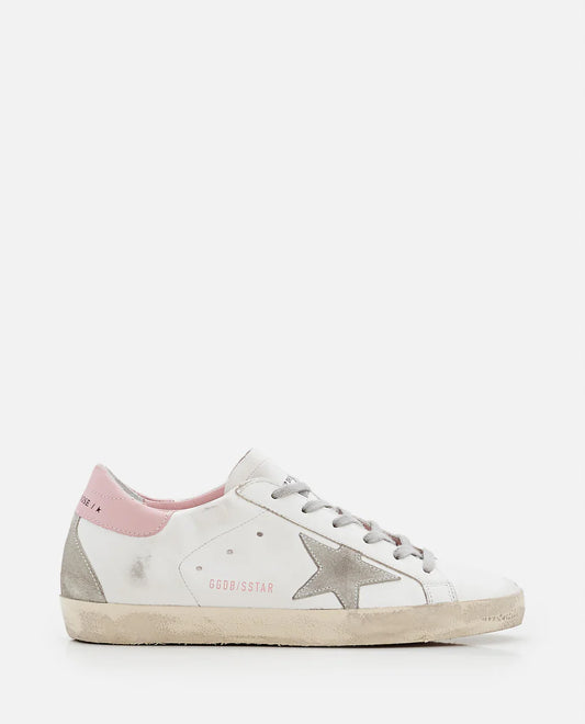 GOLDEN GOOSE SNEAKERS SUPERSTAR BIANCO ROSA