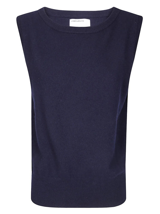 EXTREME CASHMERE GILET KATHERINE NAVY