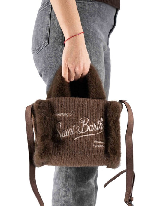 MC2 ST.BARTH BORSA VANITY COLETTE FUR BROWN