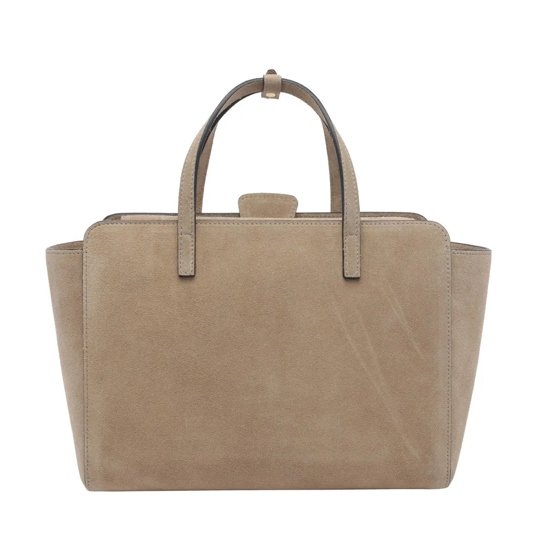 HIDESINS BORSA FLAP M SUEDE CAMEL