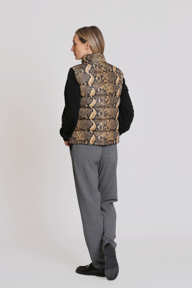 ASPESI GILET STAMPA PITONE