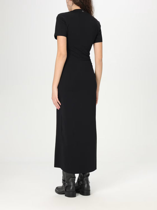 RABANNE ABITO LUNGO CUT OUT BLACK