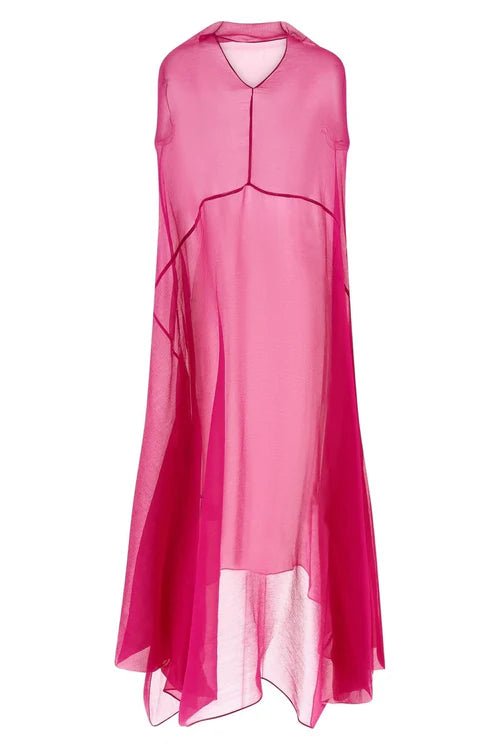 DRIES VAN NOTEN ABITO DUCY FUCHSIA