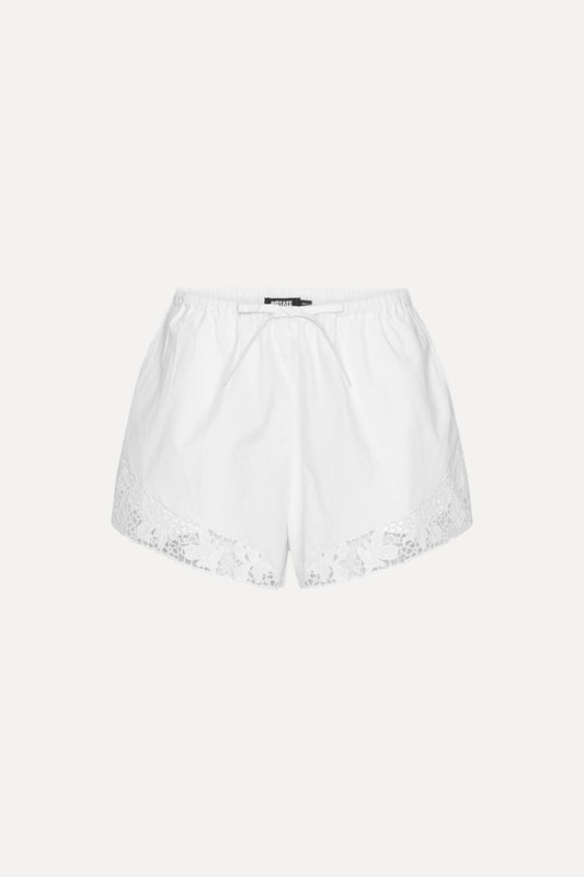 ROTATE SHORT RICAMO WHITE