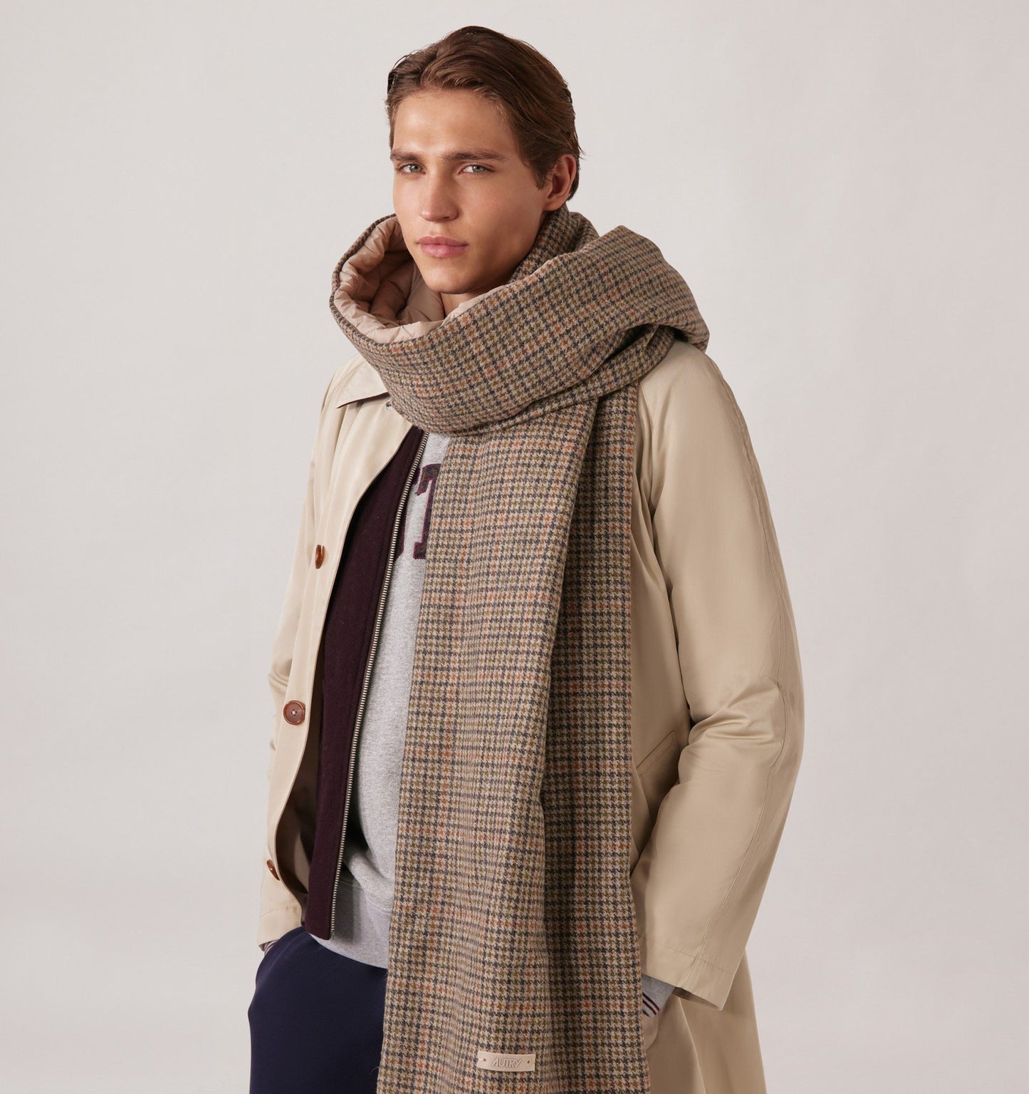 AUTRY SCIARPA REVERSIBILE BEIGE