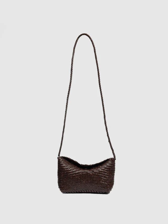 DRAGON DIFFUSION BORSA CORSINA DARK BROWN