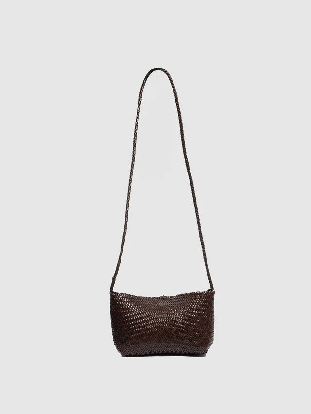 DRAGON DIFFUSION BORSA CORSINA DARK BROWN