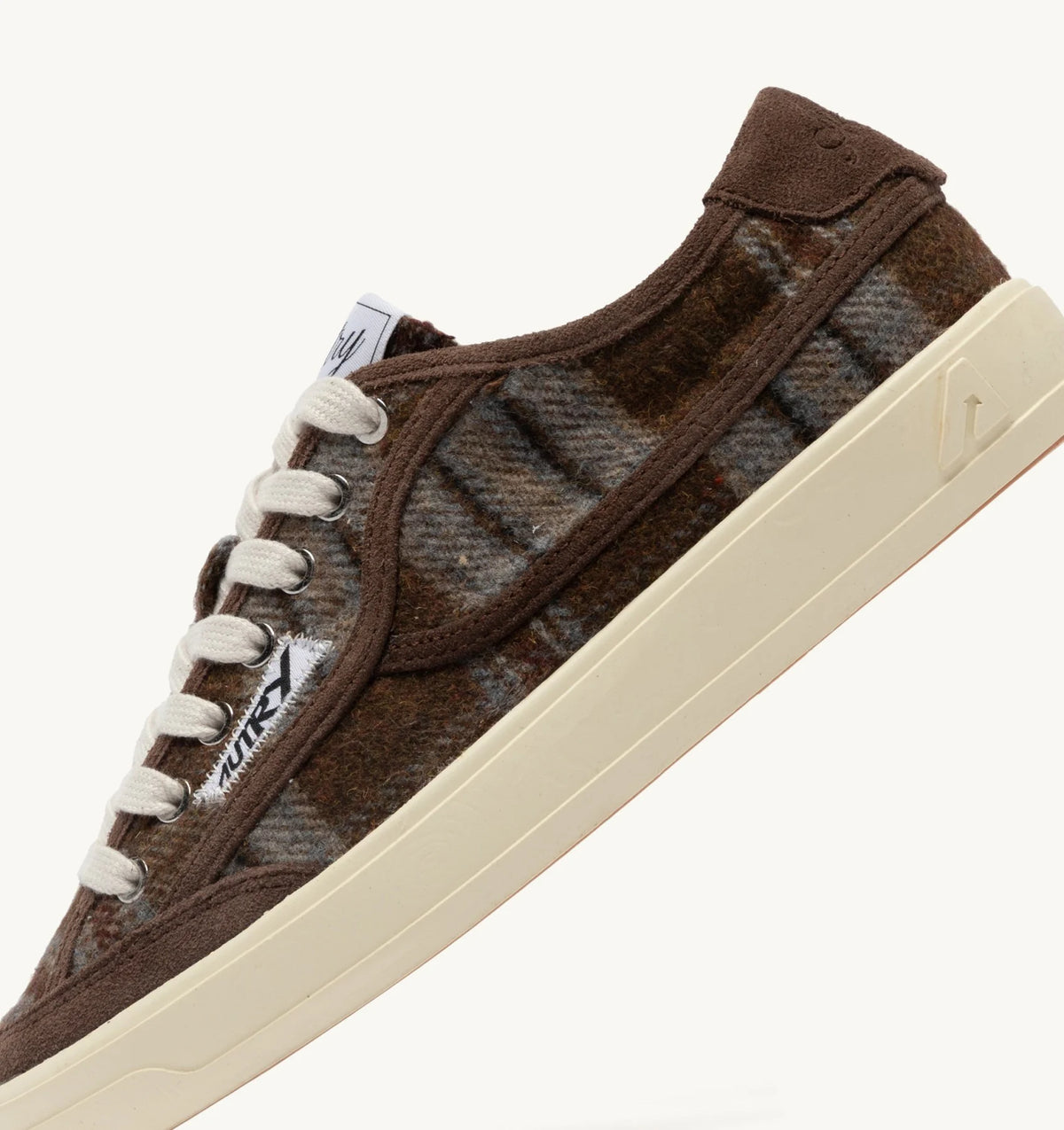 AUTRY SNEAKER WINDSCAPE TARTAN BROWN