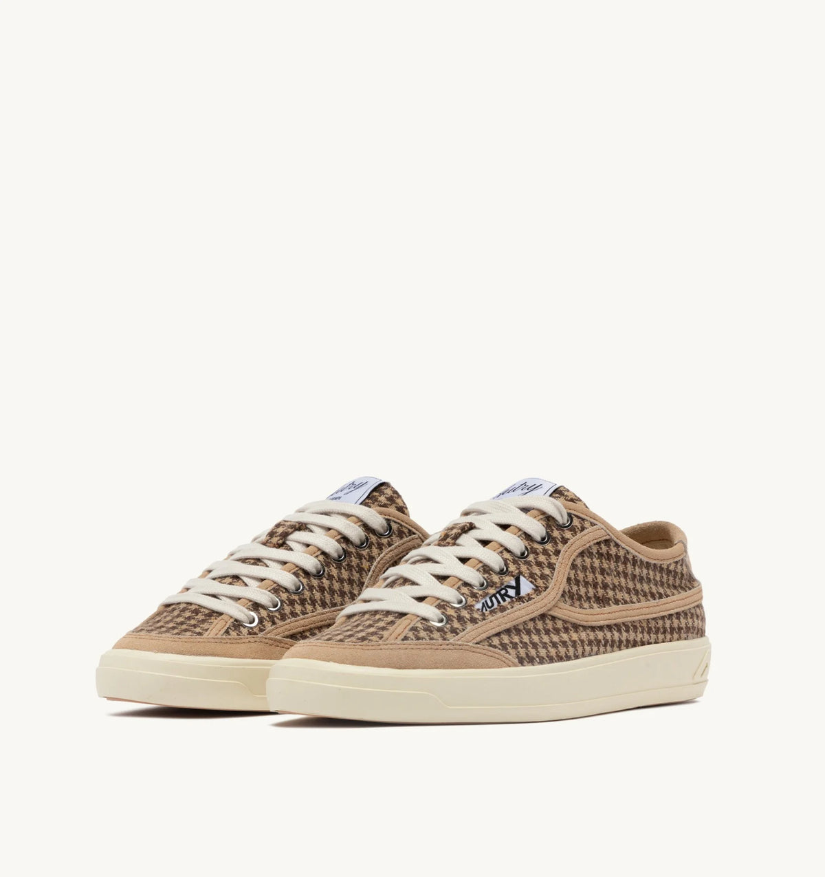 AUTRY SNEAKER WINDSCAPE PIED DE POULE BROWN