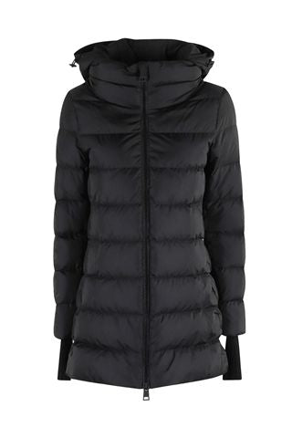 HERNO PIUMINO MIDI NERO ESPRESSO