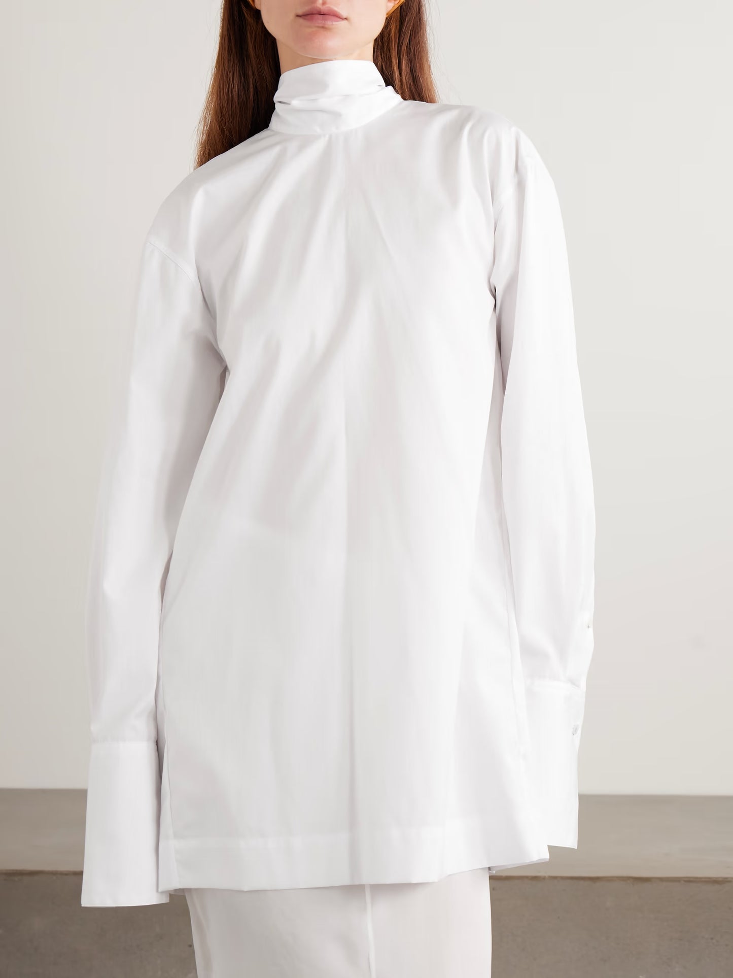 DRIES VAN NOTEN CAMICIA BIANCA FIOCCO