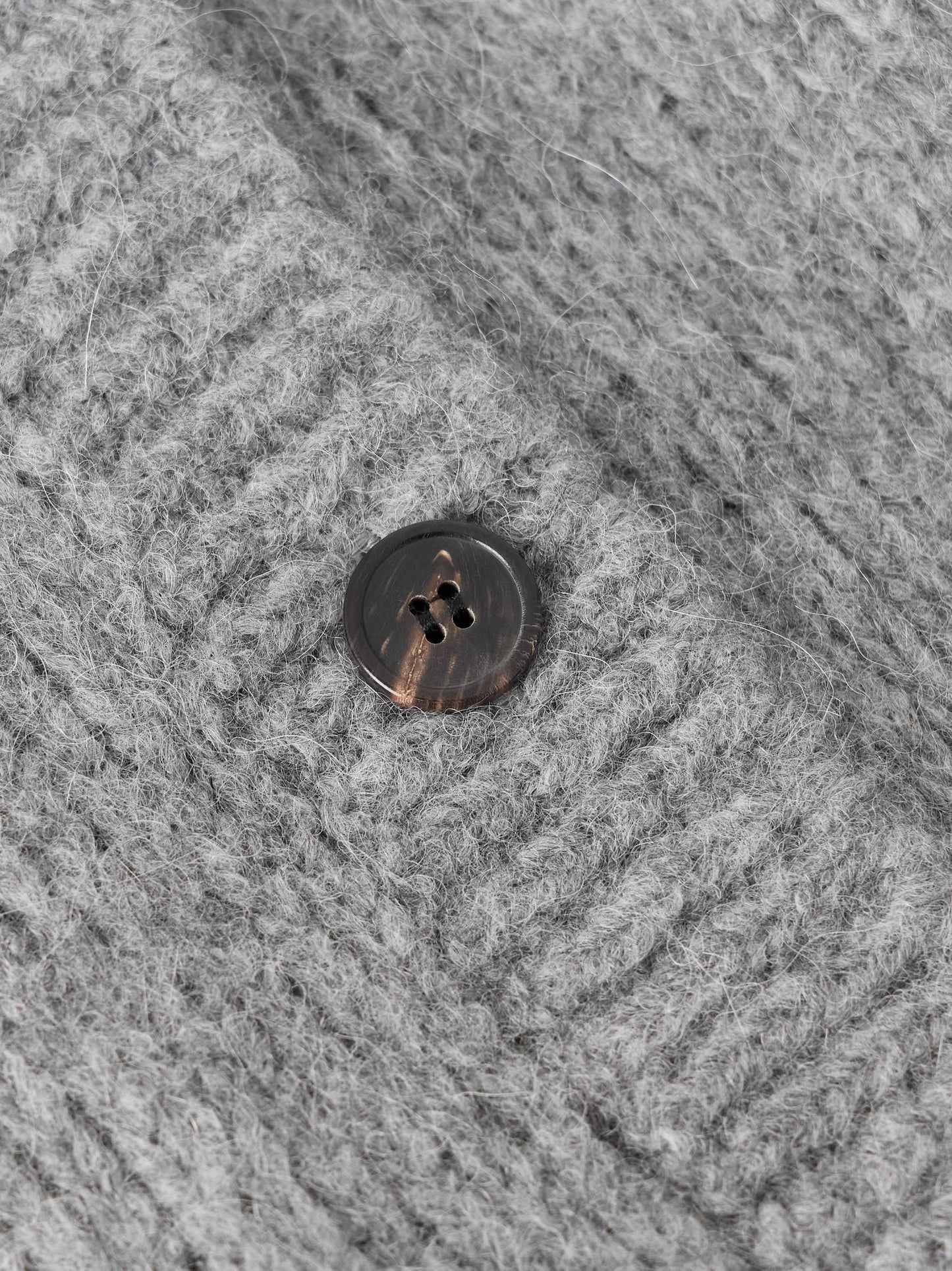 DRIES VAN NOTEN CARDIGAN TOKAS MID GREY