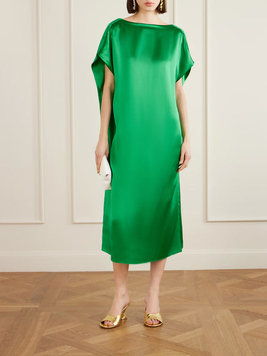 DRIES VAN NOTEN ABITO DIRIA GREEN
